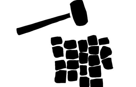 Pflastersteine-Icon für Straßenbauer